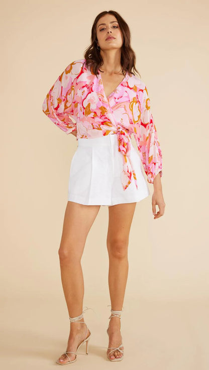 Minkpink Amina Wrap Blouse