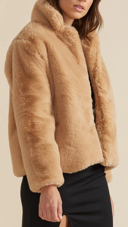 Minkpink Carmel Faux Fur Jacket