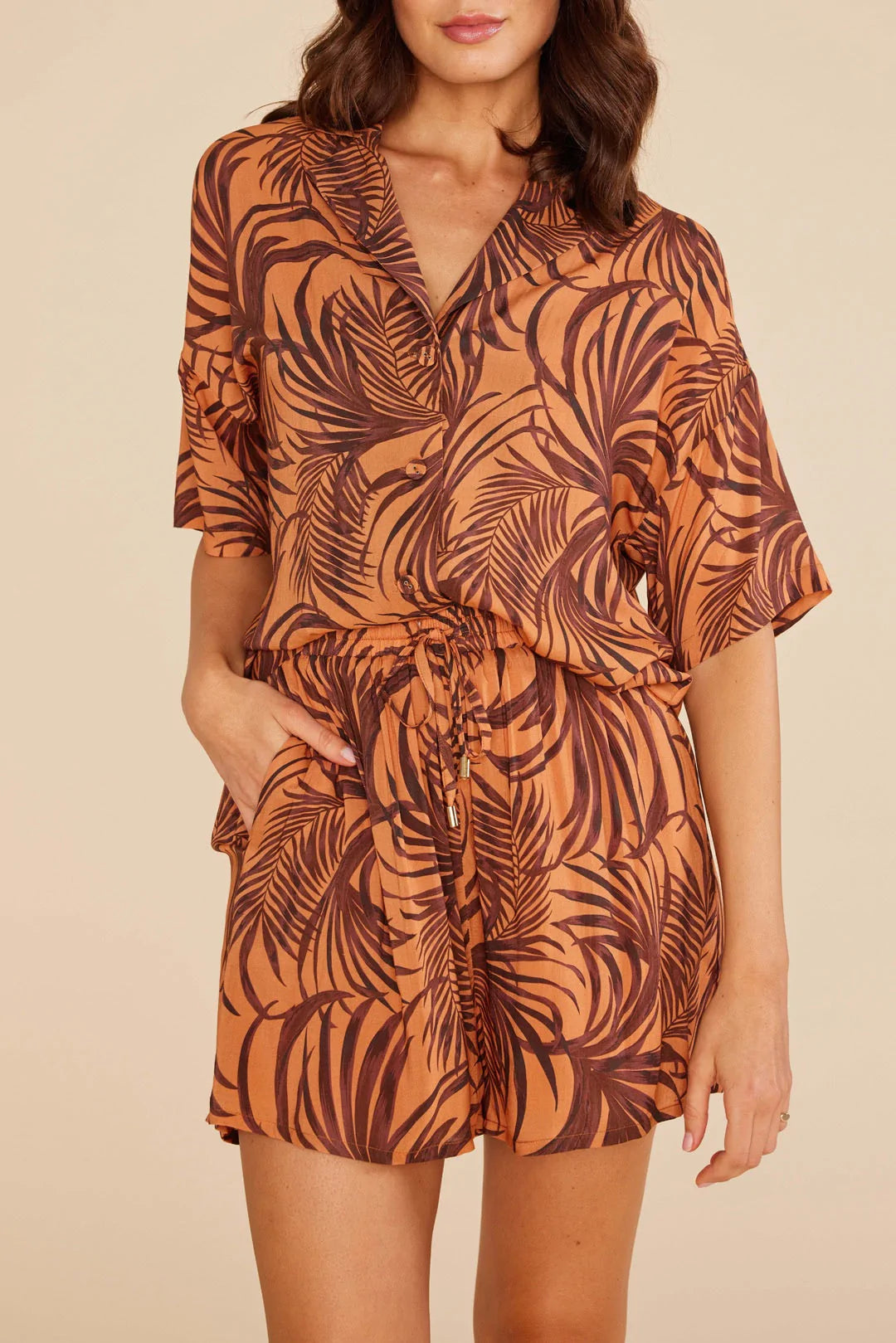 Minkpink Finley Shirt Tropical