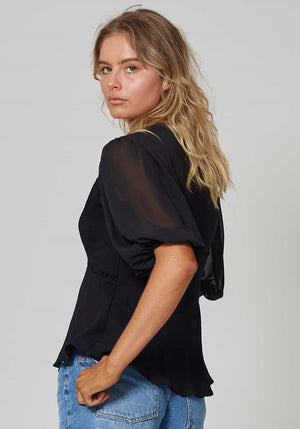Three of Something - Follow you home blouse - Black
