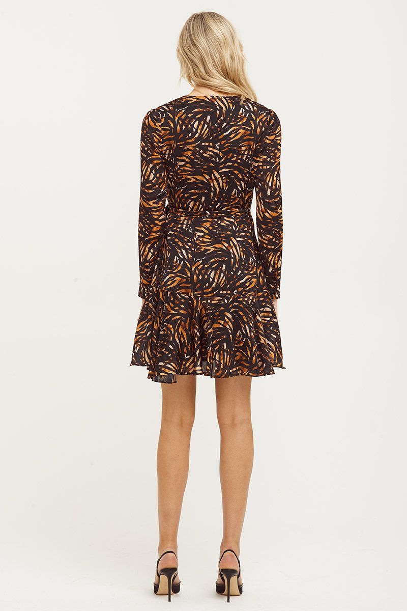 DEL RIO WRAP MINI DRESS