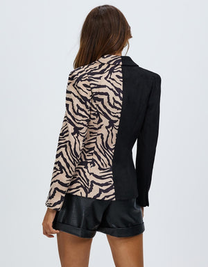 Honey and Beau - Wild Zebra Jacket - Zebra Print