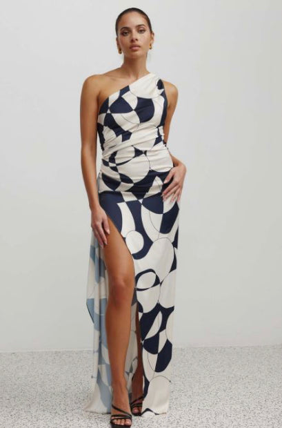 Lexi - Samara Abstract Navy Print